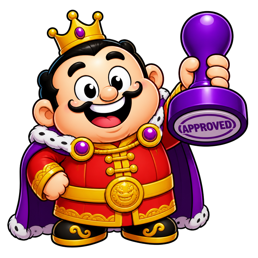 Slots Empire toy emperor mascot